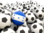 Honduras. Lots of footballs. Download icon.