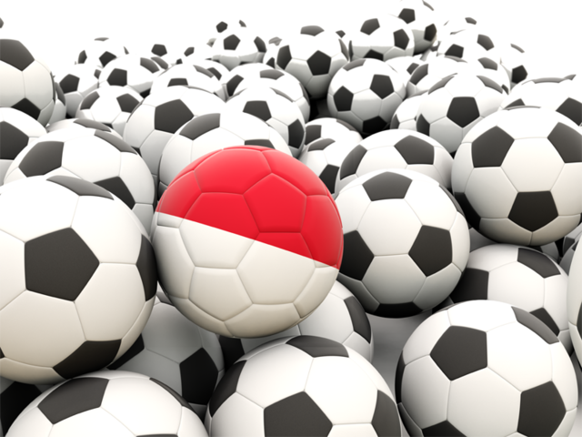 Lots of footballs. Download flag icon of Indonesia at PNG format