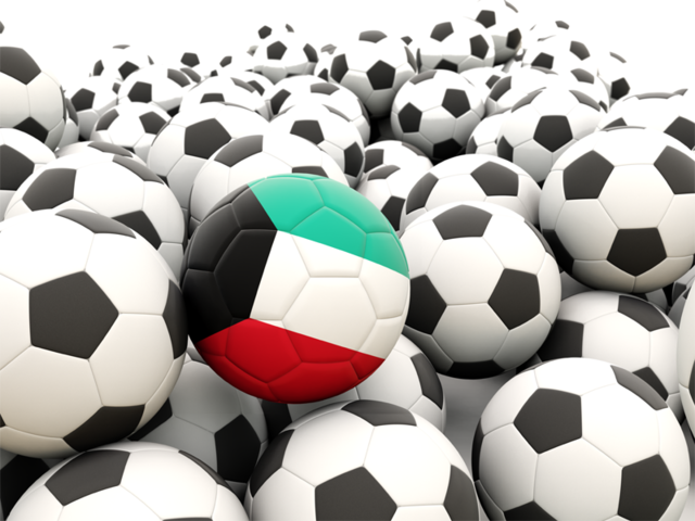 Lots of footballs. Download flag icon of Kuwait at PNG format