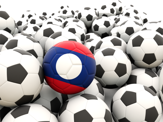 Lots of footballs. Download flag icon of Laos at PNG format