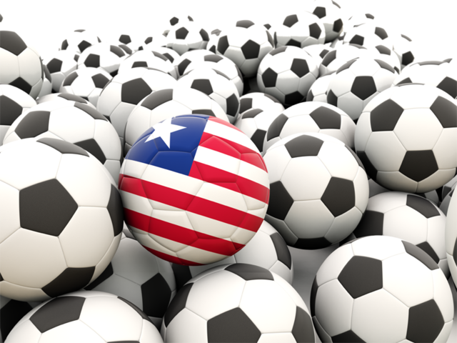 Lots of footballs. Download flag icon of Liberia at PNG format