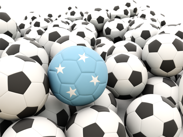 Lots of footballs. Download flag icon of Micronesia at PNG format