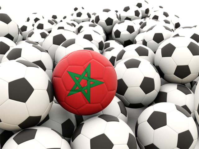Lots of footballs. Download flag icon of Morocco at PNG format