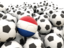 Netherlands. Lots of footballs. Download icon.