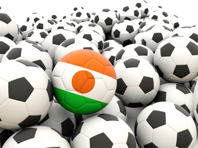 Lots of footballs. Download flag icon of Niger at PNG format