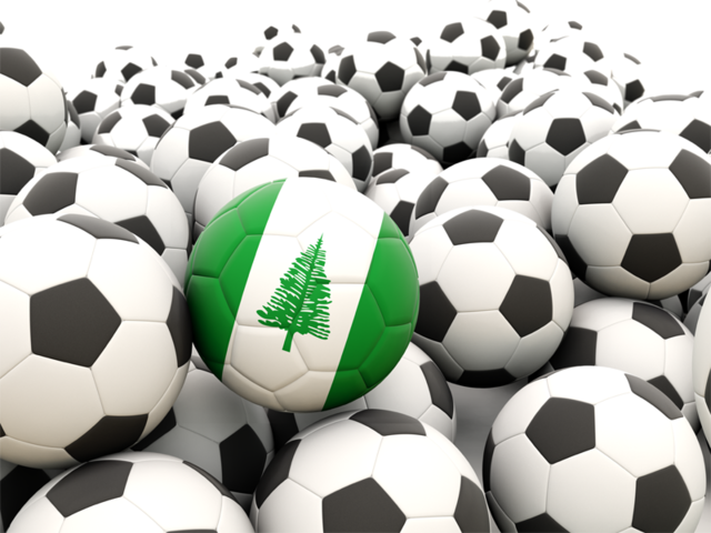 Lots of footballs. Download flag icon of Norfolk Island at PNG format