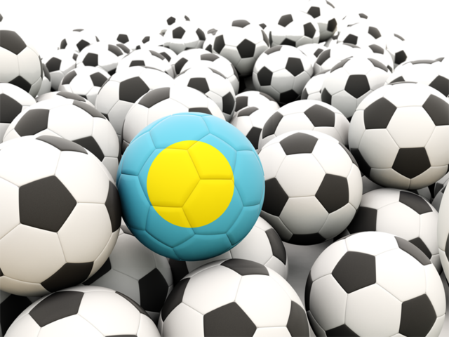 Lots of footballs. Download flag icon of Palau at PNG format