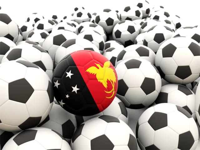Lots of footballs. Download flag icon of Papua New Guinea at PNG format