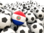 Paraguay. Lots of footballs. Download icon.