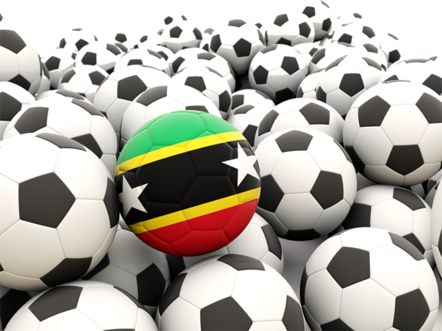 Lots of footballs. Download flag icon of Saint Kitts and Nevis at PNG format