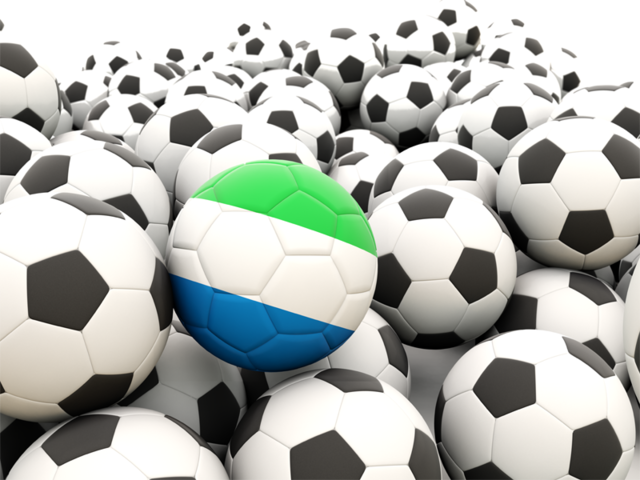 Lots of footballs. Download flag icon of Sierra Leone at PNG format