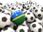 Solomon Islands. Lots of footballs. Download icon.