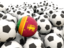 Sri Lanka. Lots of footballs. Download icon.