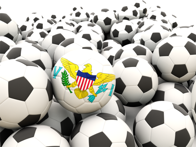 Lots of footballs. Download flag icon of Virgin Islands of the United States at PNG format