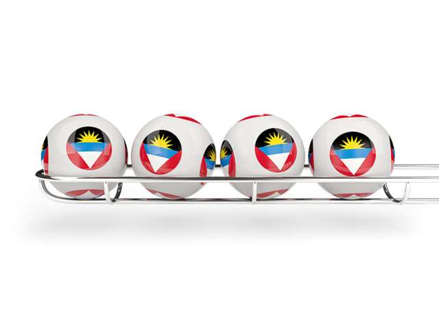 Lottery balls. Download flag icon of Antigua and Barbuda at PNG format