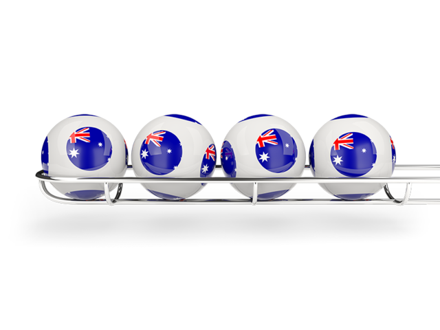 Lottery balls. Download flag icon of Australia at PNG format