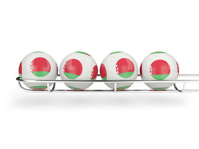 Lottery balls. Download flag icon of Belarus at PNG format