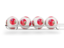 Bermuda. Lottery balls. Download icon.