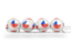 Chile. Lottery balls. Download icon.