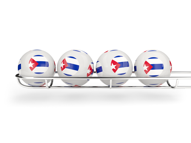 Lottery balls. Download flag icon of Cuba at PNG format