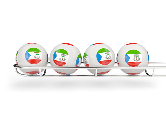 Lottery balls. Download flag icon of Equatorial Guinea at PNG format