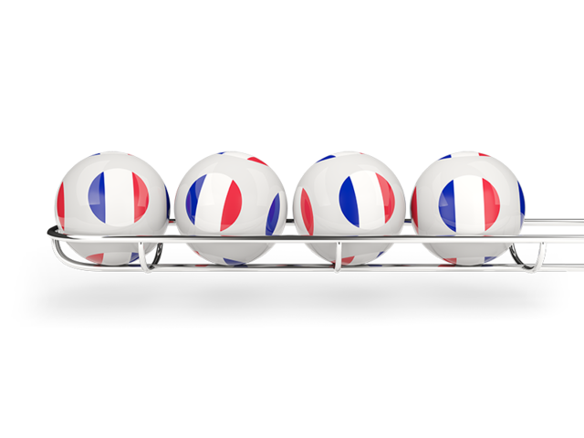 Lottery balls. Download flag icon of France at PNG format