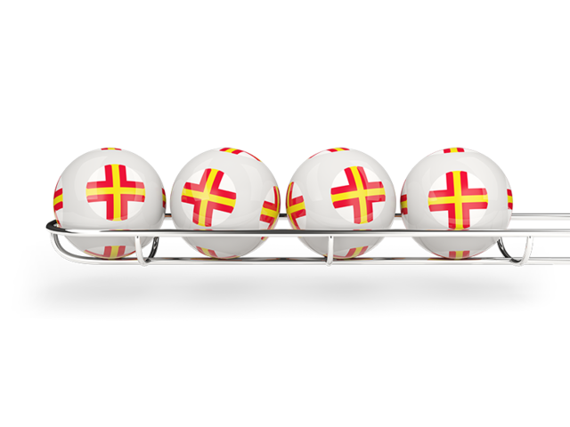 Lottery balls. Download flag icon of Guernsey at PNG format
