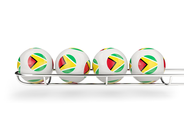 Lottery balls. Download flag icon of Guyana at PNG format