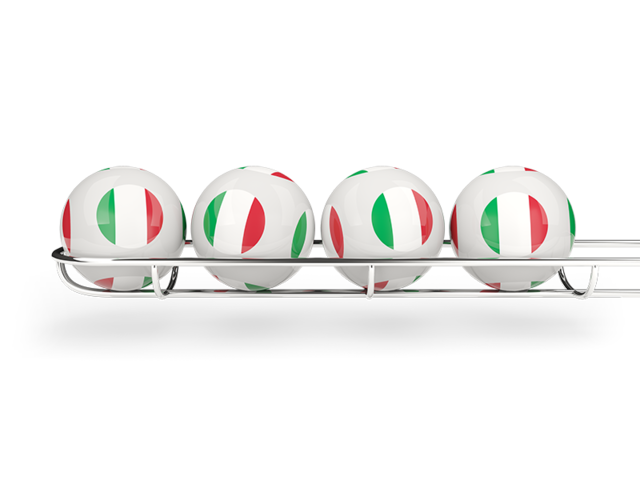 Lottery balls. Download flag icon of Italy at PNG format