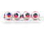 Liechtenstein. Lottery balls. Download icon.