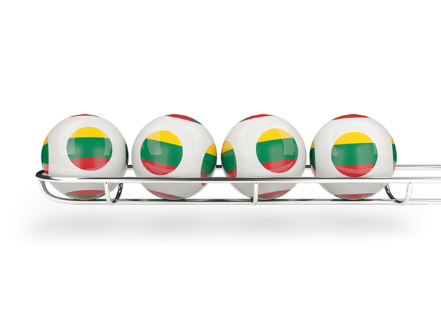 Lottery balls. Download flag icon of Lithuania at PNG format