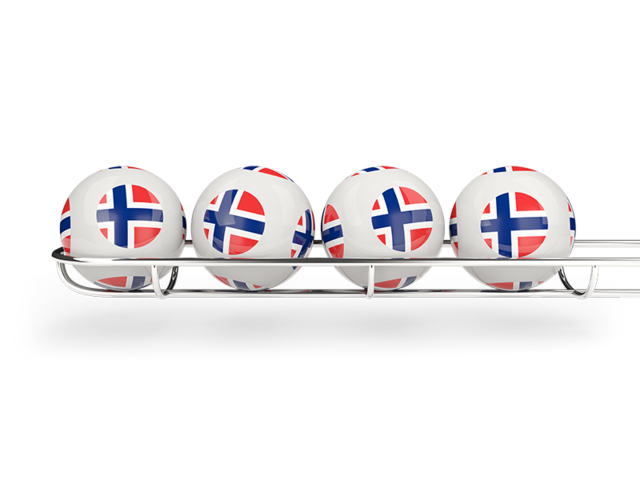 Lottery balls. Download flag icon of Norway at PNG format