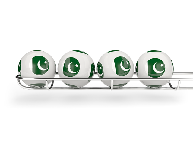 Lottery balls. Download flag icon of Pakistan at PNG format