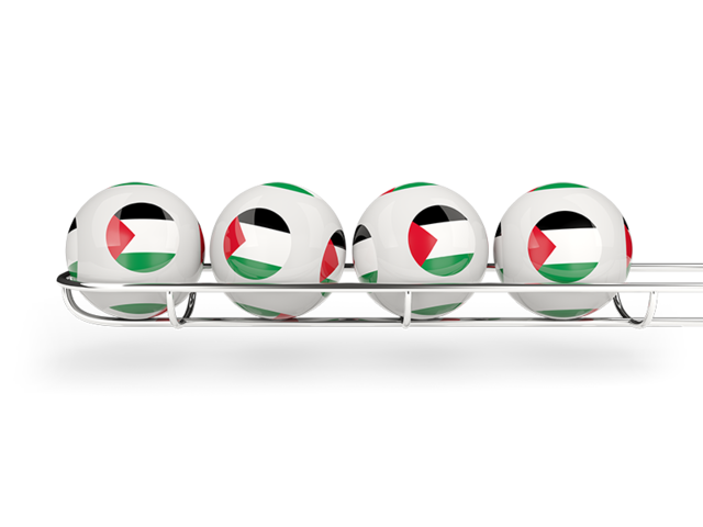 Lottery balls. Download flag icon of Palestinian territories at PNG format