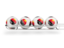 Papua New Guinea. Lottery balls. Download icon.