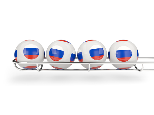 Lottery balls. Download flag icon of Russia at PNG format