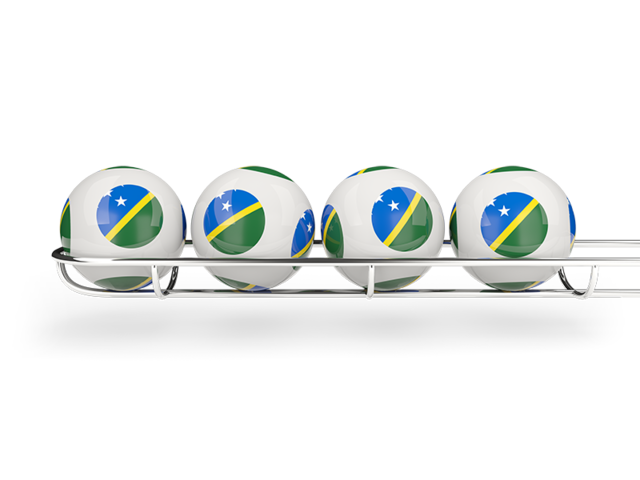 Lottery balls. Download flag icon of Solomon Islands at PNG format