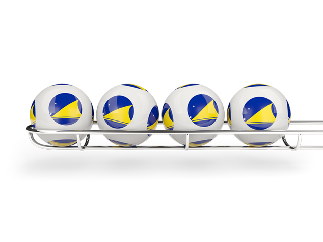 Lottery balls. Download flag icon of Tokelau at PNG format
