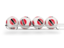 Trinidad and Tobago. Lottery balls. Download icon.