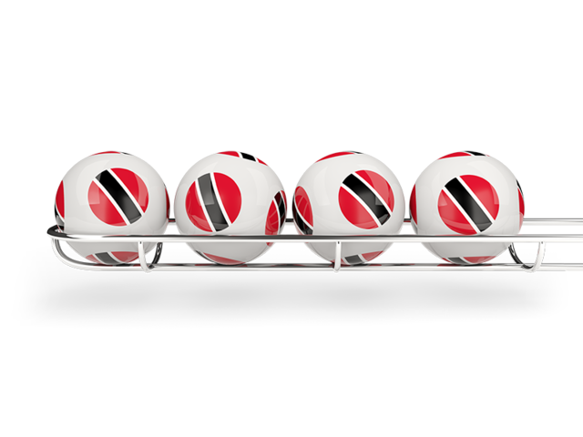 Lottery balls. Download flag icon of Trinidad and Tobago at PNG format