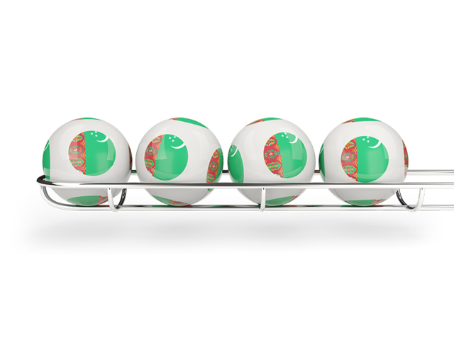 Lottery balls. Download flag icon of Turkmenistan at PNG format