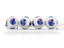 Turks and Caicos Islands. Lottery balls. Download icon.