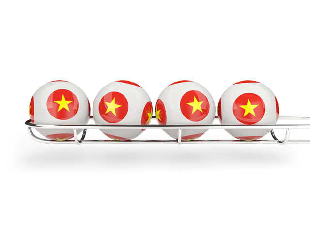 Lottery balls. Download flag icon of Vietnam at PNG format