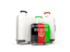 Afghanistan. Luggage with flag. Download icon.