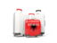 Albania. Luggage with flag. Download icon.