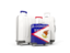 American Samoa. Luggage with flag. Download icon.