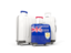 Anguilla. Luggage with flag. Download icon.