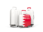 Bahrain. Luggage with flag. Download icon.