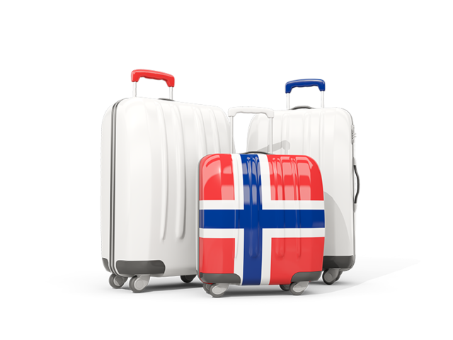 Luggage with flag. Download flag icon of Bouvet Island at PNG format