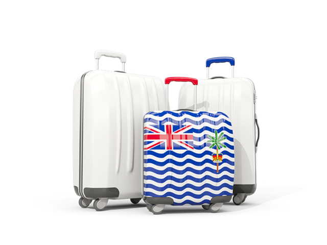 Luggage with flag. Download flag icon of British Indian Ocean Territory at PNG format